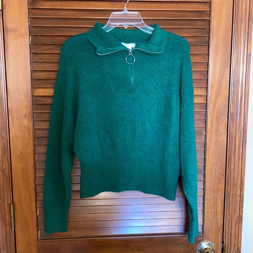 H&M Zipper Pull Sweater